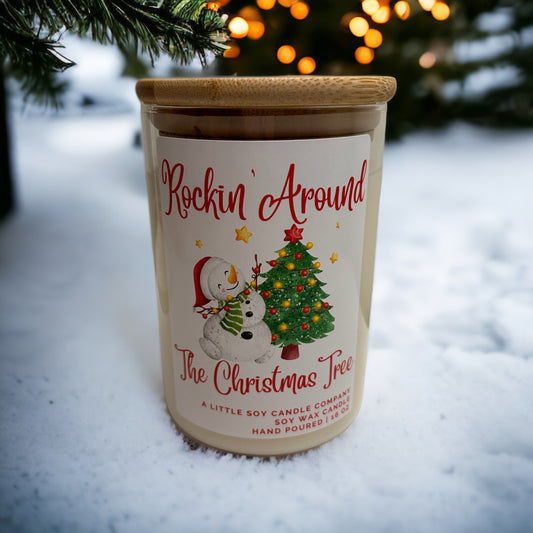 Rockin’ Around The Christmas Tree Candle