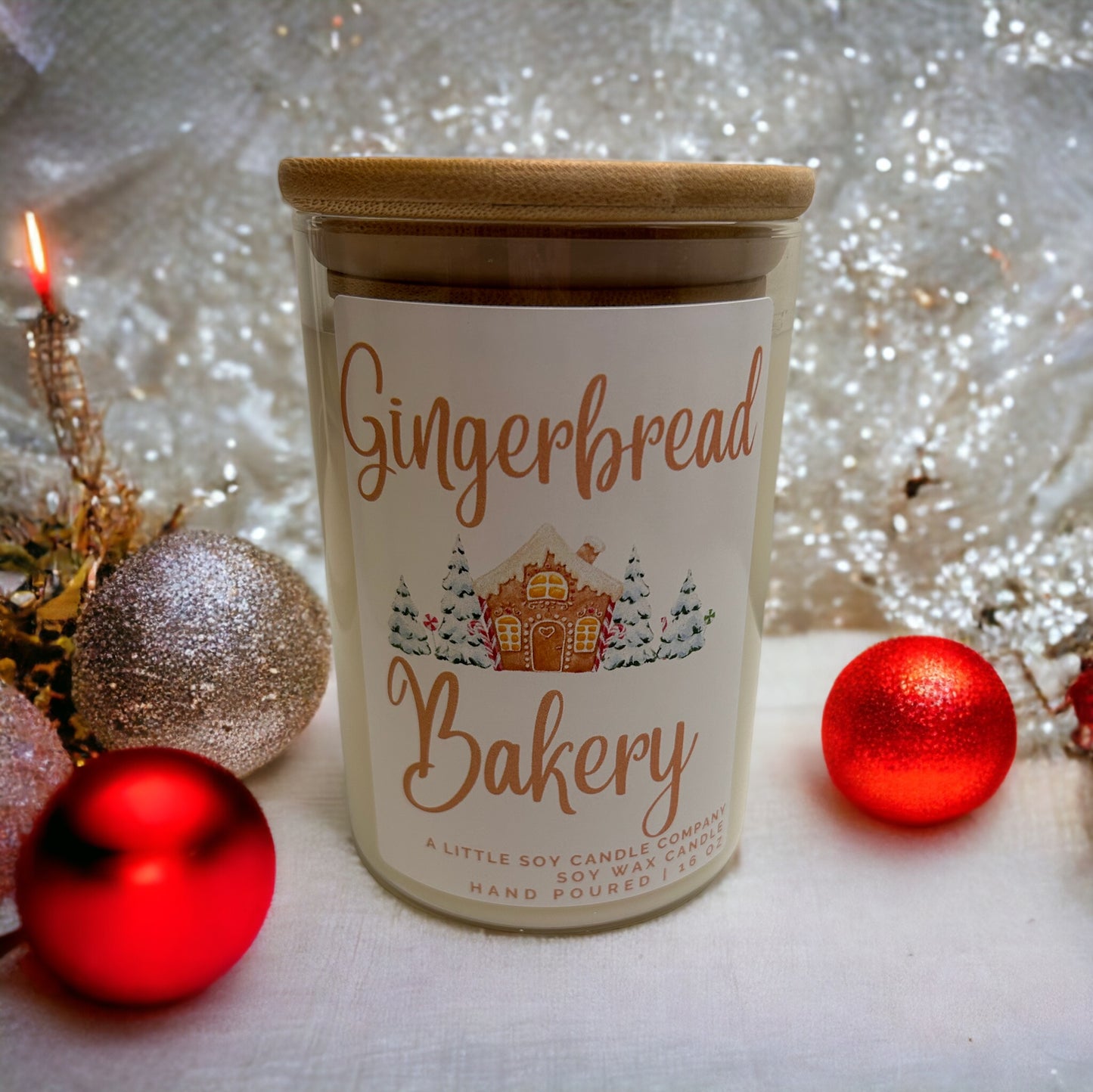 Gingerbread Bakery Candle