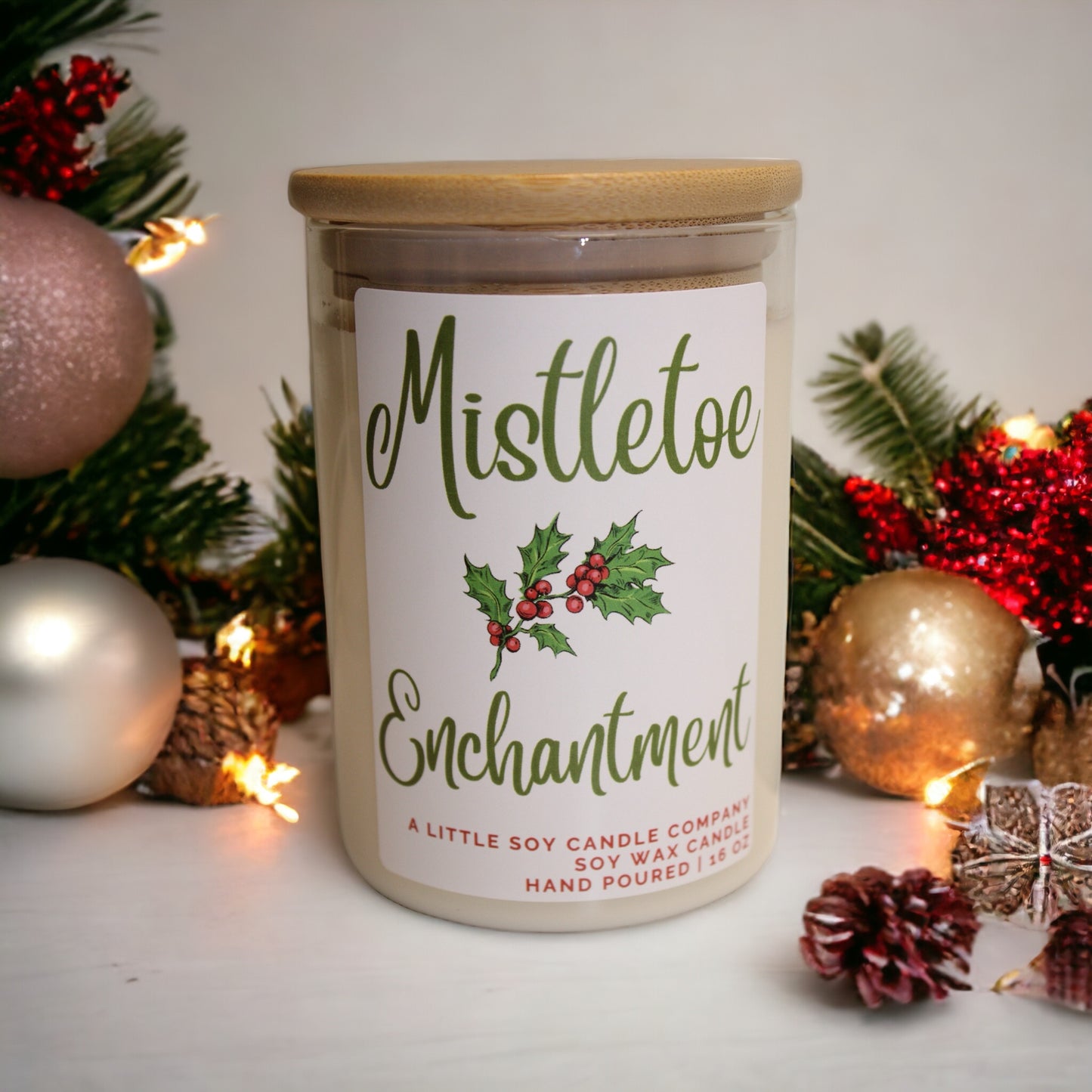 Mistletoe Enchantment Candle
