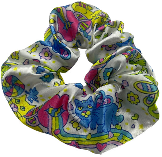 Candy Land Kitty Small Hair Scrunchie