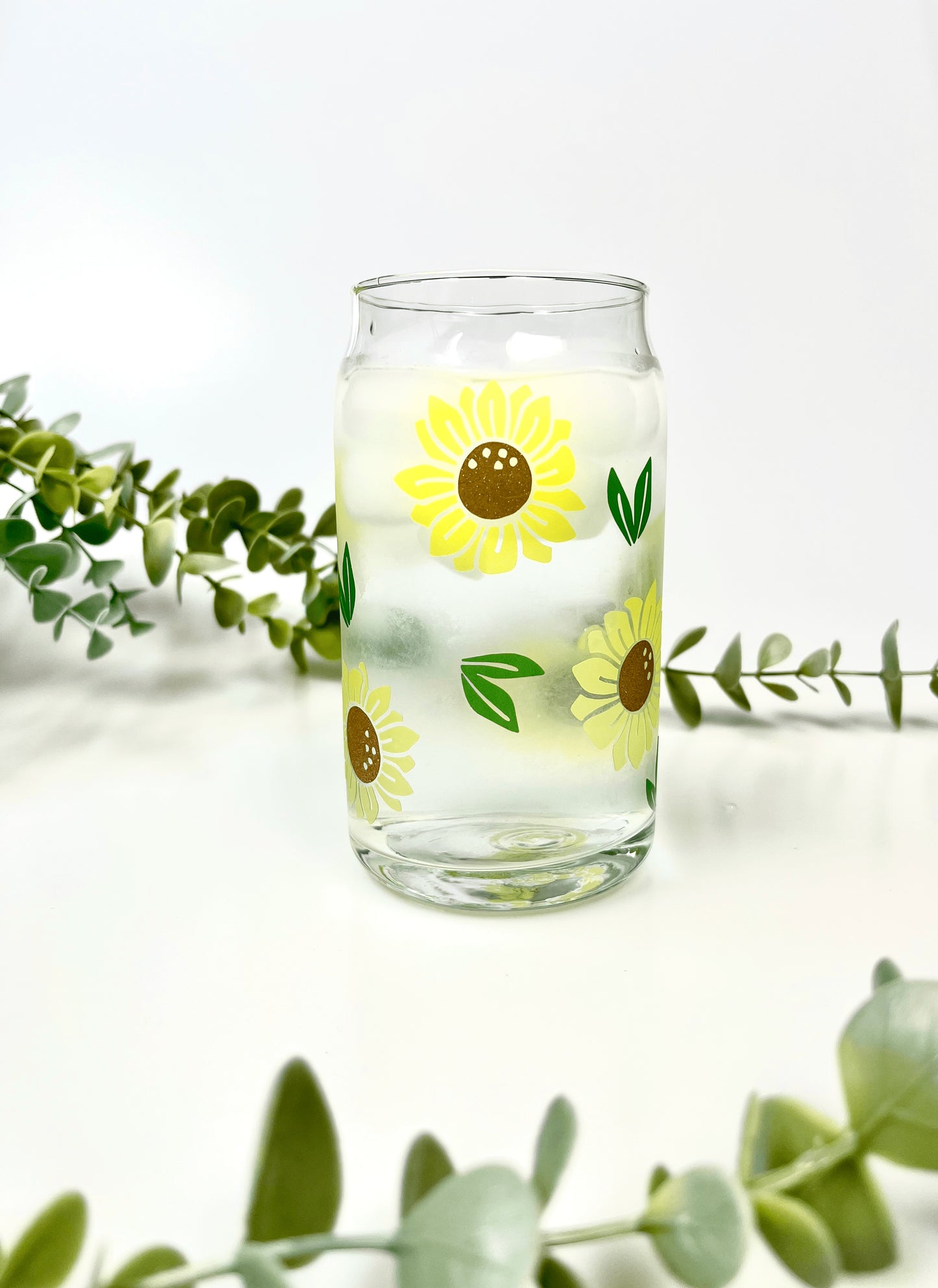 Sunflower Color-Changing Libbey Cup